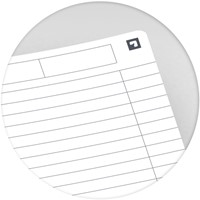 Collegeblok Oxford Office Essentials A4+ lijn 4-gaats 180 pagina's 80gr assorti-1