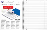 Collegeblok Oxford Office Essentials A4+ lijn 4-gaats 180 pagina's 80gr assorti-6