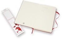 Notitieboek Moleskine large 130x210mm blanco hard cover rood-2