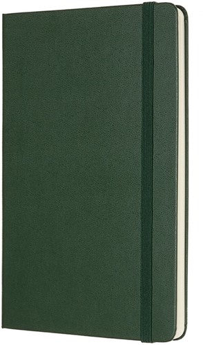 Notitieboek Moleskine large 130x210mm blanco hard cover myrtle green-2