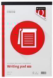 Schrijfblok Quantore Basic A4 gelinieerd