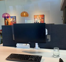 Filex hygiëne vesa acryl scherm 80x60 1 monitor L