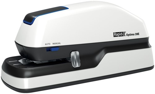 Nietmachine elektrisch Rapid Optima 20 20vel zilver/zwart