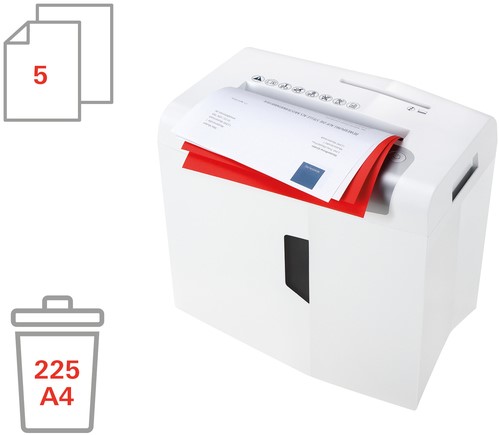 Papiervernietiger HSM shredstar X5 snippers 4.5x30mm-1