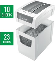 Papiervernietiger Leitz IQ Slim Home Office P4 snippers 4x28mm-5