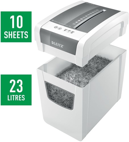 Papiervernietiger Leitz IQ Slim Home Office P4 snippers 4x28mm-5