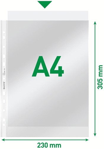 Showtas Leitz Premium standaard copy safe 0.08mm PP A4 transparant 100 stuks-8