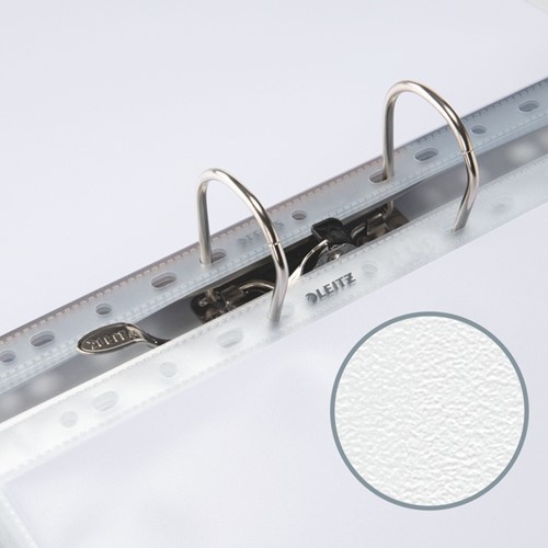Showtas Leitz Premium standaard 11-gaats copy safe 0.085mm PP A4 transparant 100 stuks-6