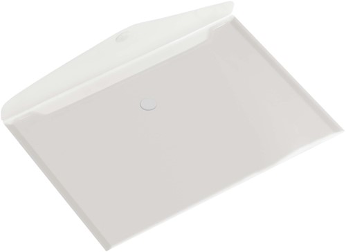 Enveloptas Europel A4 335x240mm dwars PP transparant wit