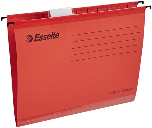 Hangmap Esselte Classic A4 V-bodem 345x240mm rood-1