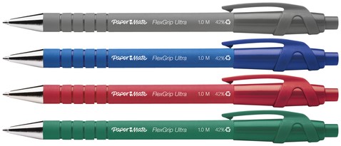 Balpen Paper Mate Flexgrip Ultra medium blauw-1