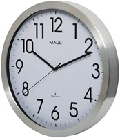 Wandklok MAUL Move RC Ø400x45mm aluminium frame wit incl. batterij-2
