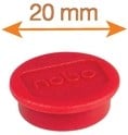 Magneet Nobo 20mm rood 8 stuks-2