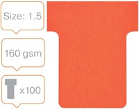 T-kaart  Nobo nr 1.5 36mm rood 100 stuks-4