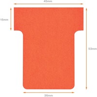 T-kaart  Nobo nr 1.5 36mm rood 100 stuks-7