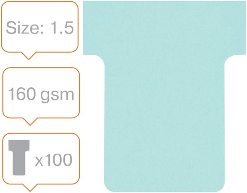 T-kaart Nobo nr 1.5 36mm blauw 100 stuks-4