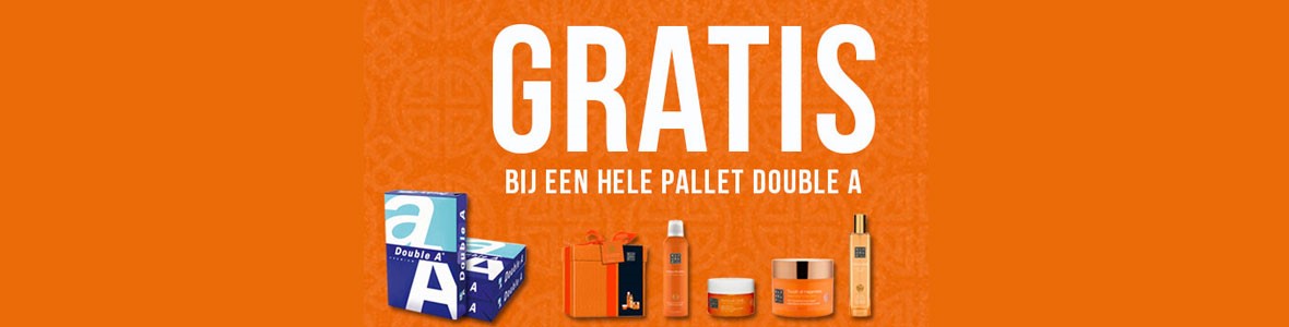 Gratis Rituals bij pallet Double A paper