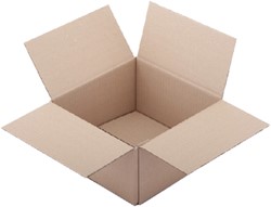 Amerikaanse vouwdoos IEZZY 305x220x250mm B-golf bruin