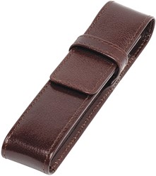 Pennenetui 321 1-delig buffelleer bruin