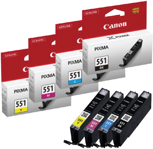 Inktcartridge Canon CLI-551 rood-2