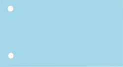 Scheidingsstrook Elba breed 225x120mm 190gr blauw 100 stuks