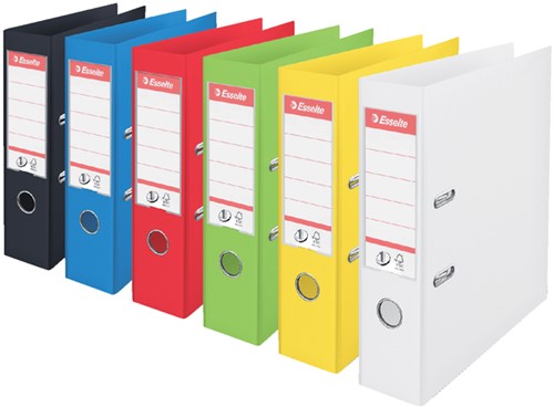 Ordner Esselte No.1 Power VIVIDA 75mm 30% gerecycled PP folie zwart-2