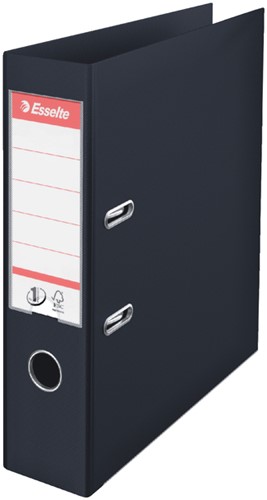 Ordner Esselte No.1 Power VIVIDA 75mm 30% gerecycled PP folie zwart