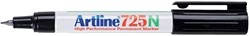 Fineliner Artline 725 rond fijn zwart