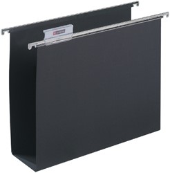 Hangmap Djois Alzicht A4 frontaal U-bodem 80mm zwart