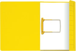 Clipmap Secolor A4 100% gerecycled karton 250gr geel verpakt per 50 stuks