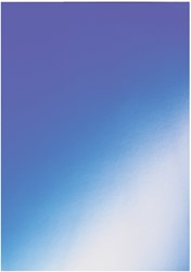 Voorblad GBC A4 chromo karton 250gr blauw 100 stuks