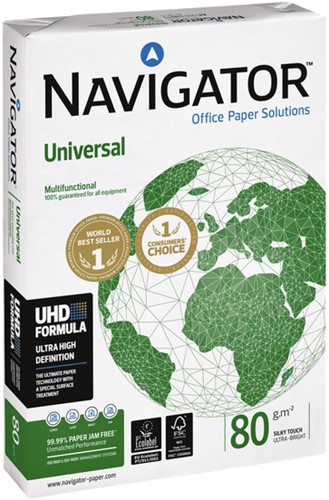 Kopieerpapier Navigator Universal A4 80gr wit | pallet-2