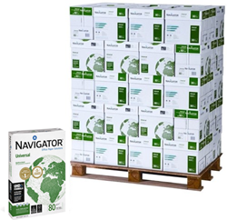 Kopieerpapier Navigator Universal A4 80gr wit | pallet